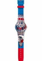 Swatch Stick It Multicolour Silicone Strap Watch