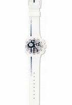 Swatch Unisex Street Map Blue Chronograph Watch