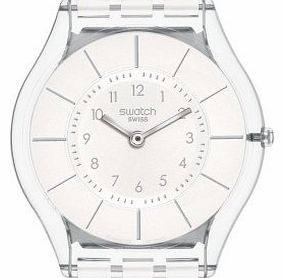 Swatch White Classiness SFK360 Ladies Watch