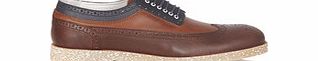 Logan brown leather brogues