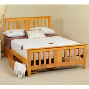 Sweet Dreams , Gere, 4FT Sml Double Bedstead - Oak