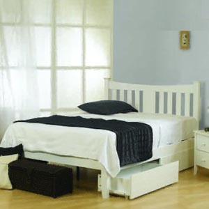 Sweet Dreams Arquette 3FT Single Bedstead - White