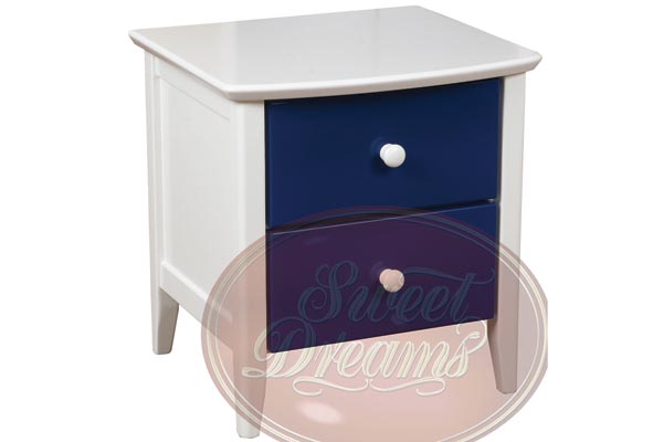 Sweet Dreams Beds Kipling Blue Bedside Cabinet