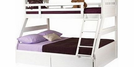 Sweet Dreams Epsom Three Sleeper Bunk Bed - White