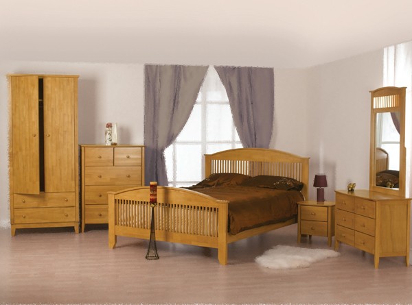 Sweet Dreams Foster - 2 door wardrobe - Light Wood