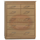 Gwynneth 5 Drawer Chest in Light Oak finished Rubberwood