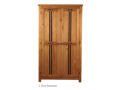 Hudson 2 Door Wardrobe Small Single (2