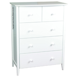 Kipling 5 Drawer Chest in White