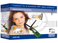 Wireless LAN PCI Card 300 Mbps - network