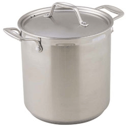 Deep stockpot  stainless steel