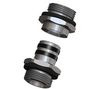 SWIFTECH (SLI250) Pack of 2 Chrome Caps - 0.25` x 0.25` -