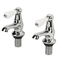 Period Bath Tap Pair