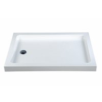 Rectangular Shower Tray Cast Stone Acrylic