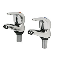 Single Lever Basin Taps Pair