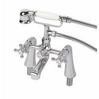 SWIRL Traditional Bath/Shower Mixer Tap Chrome andfrac34;