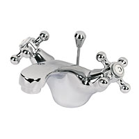 SWIRL Traditional Chrome Mono Basin Mixer Tap