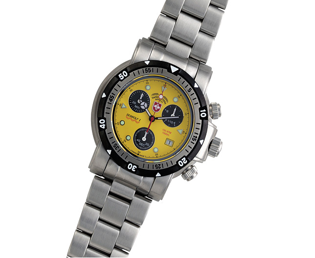 swiss Military Diver` Chronograph - Yellow