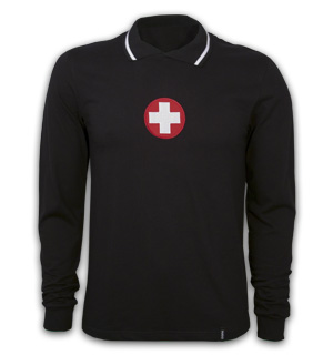  Switzerland Goalie 1970s Long Sleeve Retro