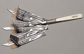 Spare Blades No.10A for Metal Scalpel