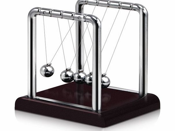 SWT Classic Newtons Cradle Balance Balls --- Executive Educational Toy / Office Desktop Gadget / Perfect Gift