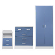 bedroom furniture package, Blue