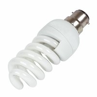 SYLVANIA Mini Lynx Spiral Energy Saving BC 15w Compact Fluorescent Lamp