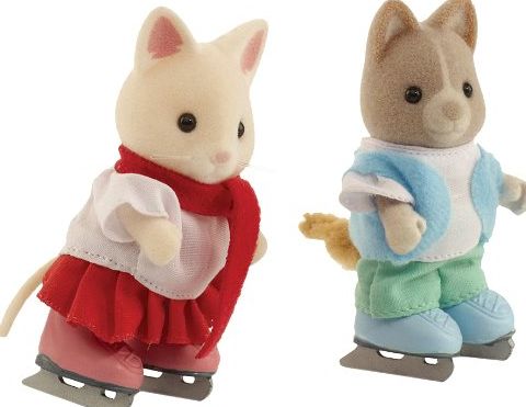 Sylvanian Families Ice Skating Duo