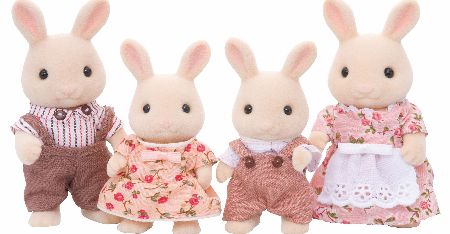 Sylvanian Families Milk Rabbit Family Set