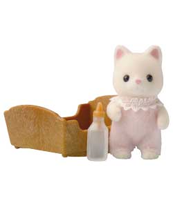 Sylvanian Families Silk Cat Baby