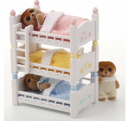 Sylvanian Families Triple Bunk Bed Set