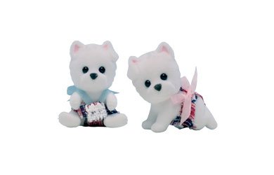 Sylvanian Families West Highland Terrier Twin Babies