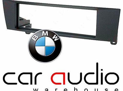 BMW 1 - 3 SERIES SINGLE DIN CAR STEREO RADIO FASCIA FACIA PANEL PLATE ADAPTOR