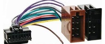 PC3-428 Car Radio Harness Adapter. T1 Audio Pioneer 16-way round pin->ISO Harness Adapter