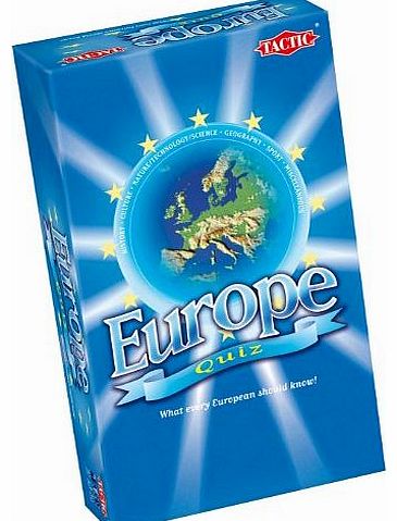 Tactic Europe Trivia Travel