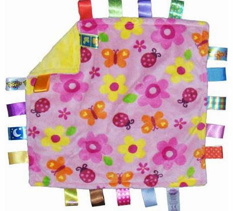 - Baby Security Blanket - Pink Butterflies