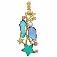 Marina Collection - Tourmaline and 18K Gold Pendant