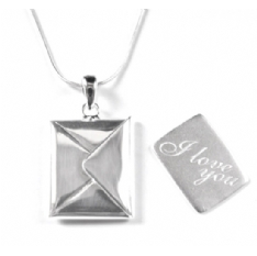 Silver Letter Necklace