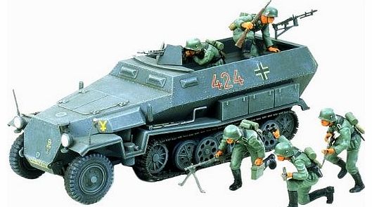 Tamiya Military Minatures German Hanomag Sd.kfz. 251/1 - 1:35 Scale Military - Tamiya