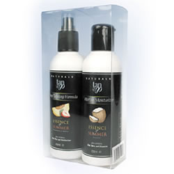 Tan and Go Twinpack Dark With Dark Tanning Spray and Moisturiser (Both 200ml)