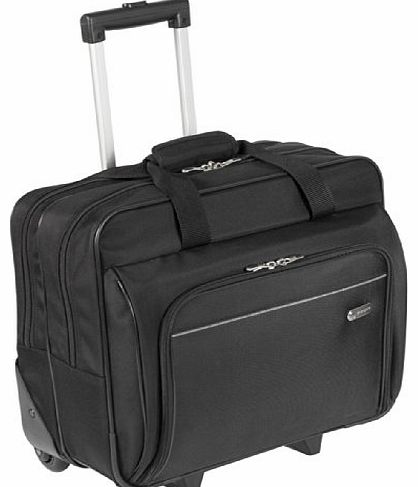 Executive Laptop Roller Bag on wheels fits Laptops 15-16 inch - Black - TBR003EU