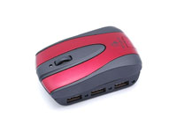 Mouse/Wireless optical + 4 port hub