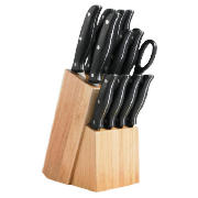 Eye Witness Knife block with steak knives