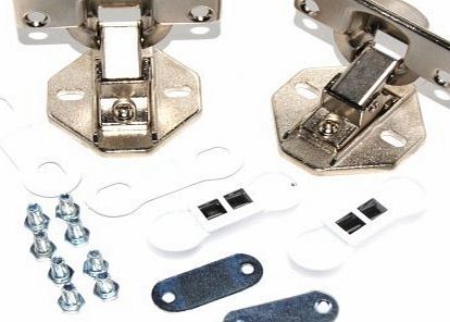 TDSpares Original Washing Machine Decor Furniture Door Hinge Kit For Diplomat Nardi Homark Hygena Baumatic Essentials Servis Built In Models