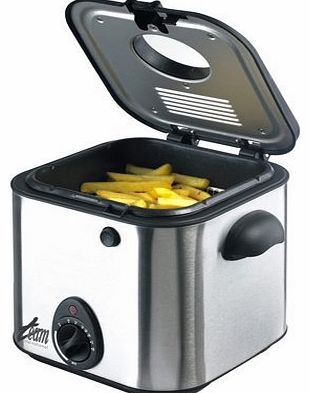 1 Litre Mini Deep Fat Fryer in Stainless Steel