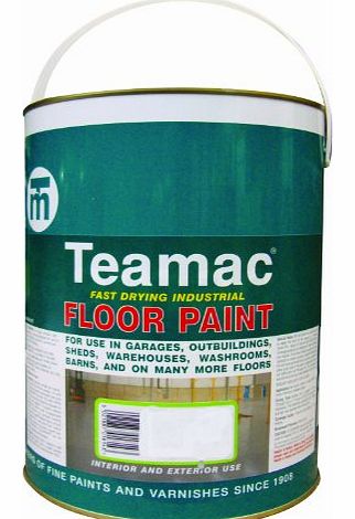 Teamac Industrial Floor Paint - Tile Red - 5 Litre