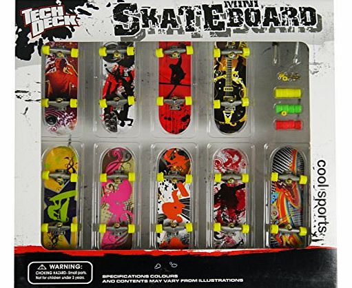  MINI SKATEBOARDS KIT COOL SPORTS PACK FINGERBOARDS SET 2