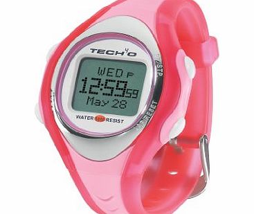 Tech4o Womens Accelerator Carnation Watch - Pink