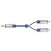 3.5mm stereo jack to 2 x RCA Phono` 1m