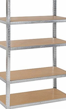 TecTake 5 tier boltless garage workshop storage racking shelving shelves unit workbench 180x90x40cm, 250kgs per shelf