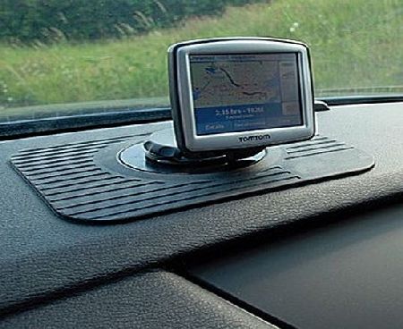 Tectec Dashboard Ultra Thin Sat Nav/Gps Friction Mount Mat For TomTom, Garmin Navman Mio etc